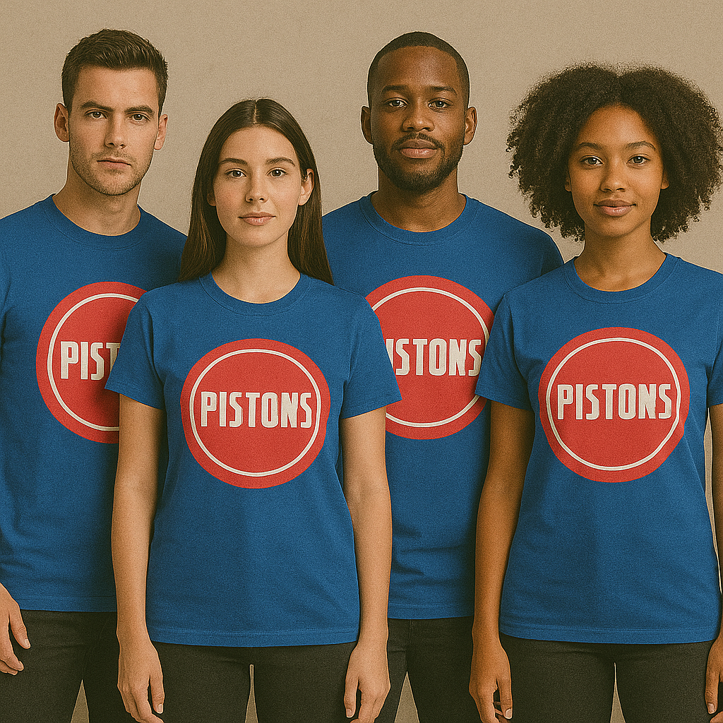 Pistons Circle Tee
