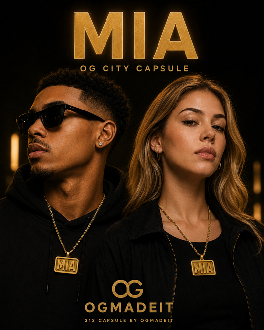 MIA OG City Capsule Gold Pendant Necklace