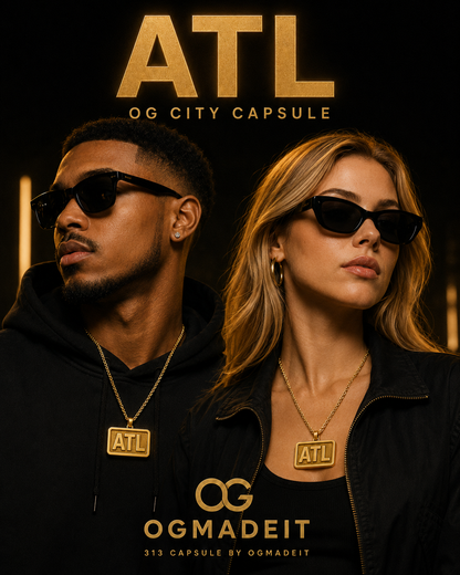ATL OG City Capsule Gold Pendant Necklace