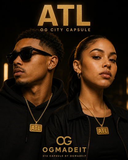 ATL OG City Capsule Gold Pendant Necklace