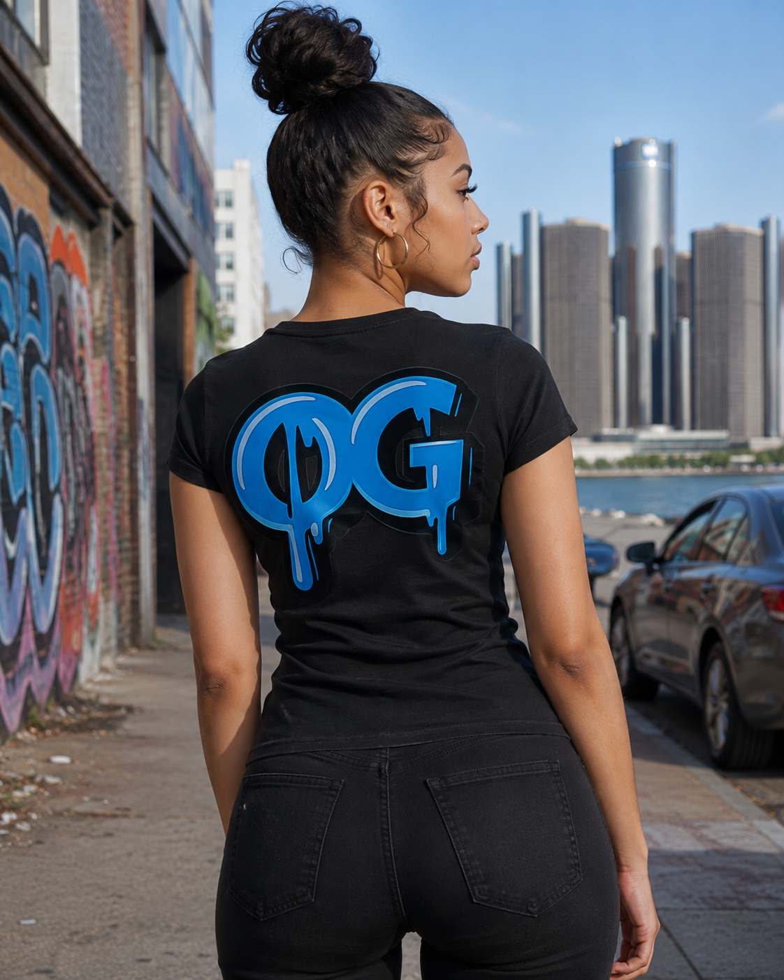 Women’s OG Drip Tee – Honolulu Blue Edition