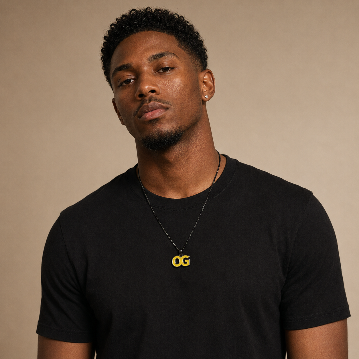 Men’s OG Chain — Black, Sterling Silver & 18K Gold Vermeil