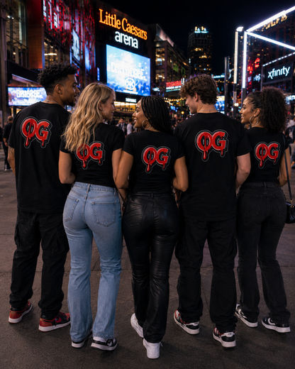 Women’s OG Drip Tee – Motor City Red & White Edition