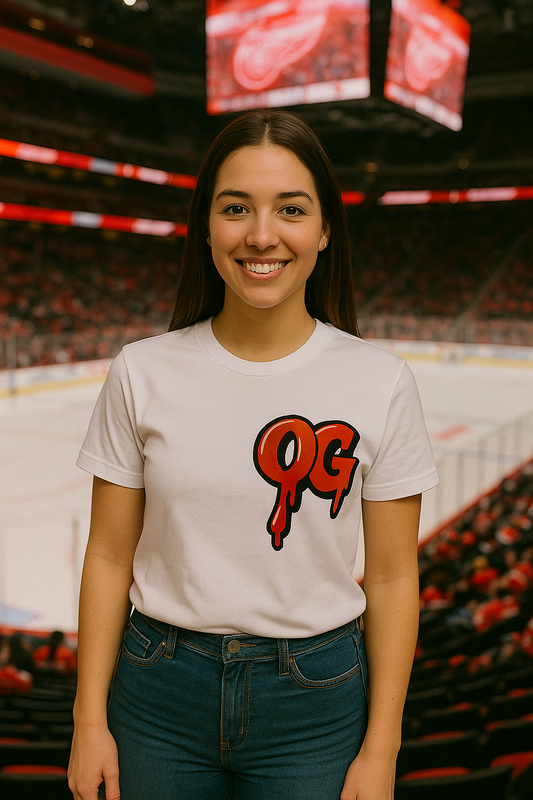 OG Red Drip Tee – Red Wings Edition