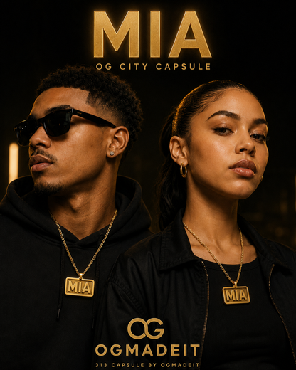 MIA OG City Capsule Gold Pendant Necklace
