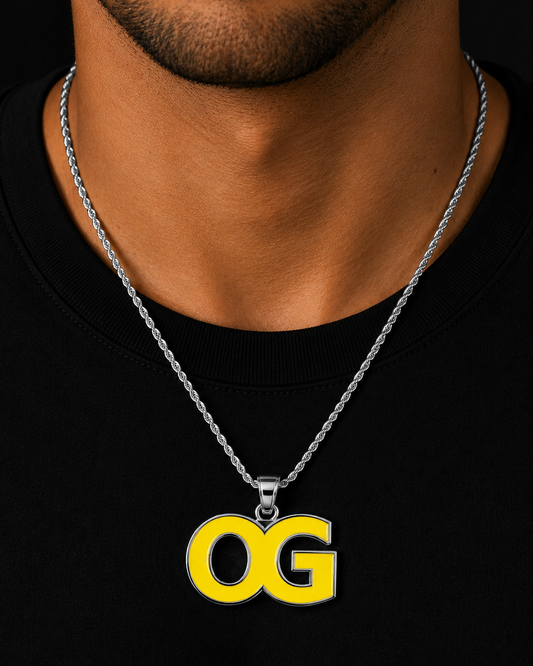 Fellows OG Yellow Pendant Necklace – Sterling Silver Finish