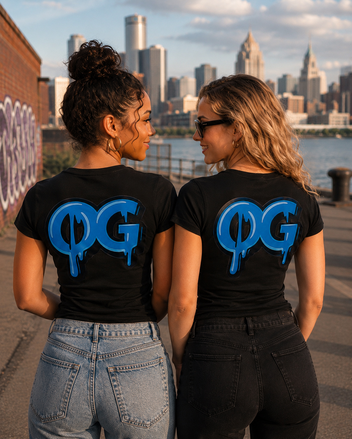 Women’s OG Drip Tee – Honolulu Blue Edition