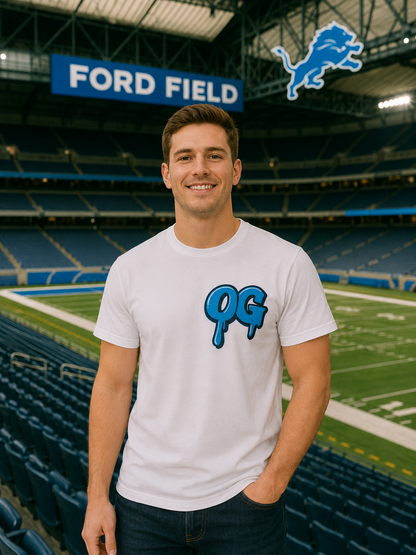 Men's OG Blue Drip Tee – Honolulu Blue Edition