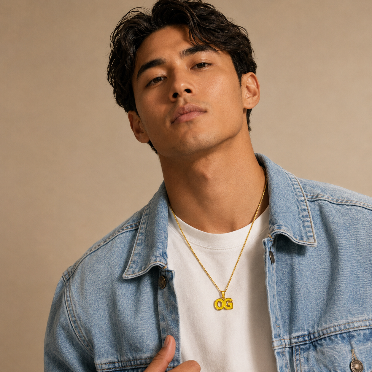 Men’s OG Chain — Black, Sterling Silver & 18K Gold Vermeil